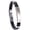 Black, variant on QQTDFG Waterproof Stainless steel Detox Wristband-Black