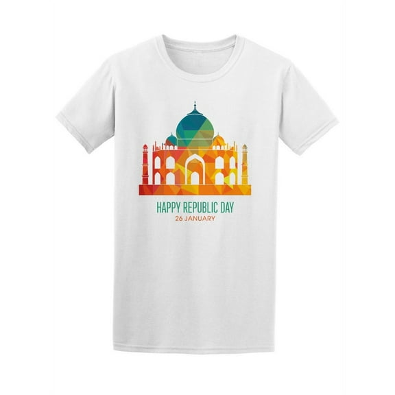 Indian Happy Republic Day T-Shirt Men -Image by Shutterstock, Male XX-Large