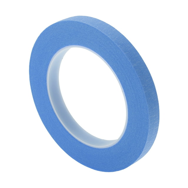 Cinta de pintor Unique Bargains, fácil de quitar, cinta de enmascarar Master Tape 140U azul, 0.5 pulgadas x 52.5 yardas