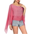 thumbnail image 2 of HOMBOM Womens Swimsuit Cover Up Breathable Beach Cover Up Bikini Cover Ups Top for Ladies, 2 of 6