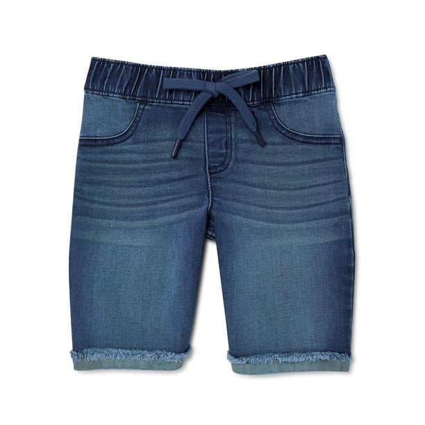 Justice - Justice Girls Denim Bermuda Shorts, Sizes 4-18 & Plus ...