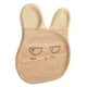 thumbnail image 5 of Plato de madera Bandeja para servir postres y bocadillos para niños Adorable plato de madera con forma de conejo Vajilla para niños n.° 2, 5 of 10