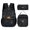 Galaxy System, variant on HEHOME 3-in-1 Backpack Set, Includes Bookbag, Insulated Lunch Bag, and Pencil Case,Rose Pattern