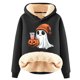 thumbnail image 1 of Sudadera con capucha de manga larga para mujer, informal, con capucha, para exteriores y chaquetas, a la moda, con estampado de blusa, sudadera de manga larga, abrigo con capucha para mujer, 1 of 2