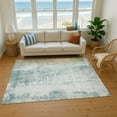 thumbnail image 7 of Addison Rugs Mayfield Premium Machine Washable Transitional Abstract Turquoise Rectangle Rug, 10' x 14', 7 of 7