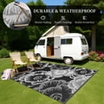 thumbnail image 3 of Alfombra MontVoo Impermeable para Patio Exterior 183x274cm Floral, 3 of 7
