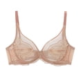 thumbnail image 2 of Hrsba Unlined Bras for Women,Thin Sheer Wireless Breathable Side Lift Casual Bra, 2 of 3