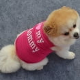 thumbnail image 2 of Small Dog Cat Vest T-Shirt Puppy Coat Summer Pet Dog Clothes Apparel, 2 of 3