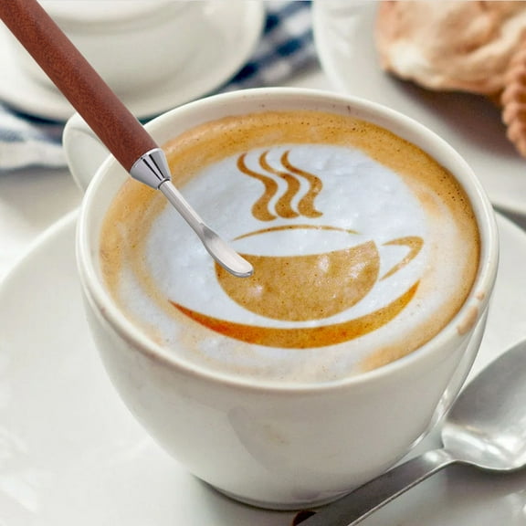 ELAYARD Espresso Stirrer Needle Coffee Latte Needle Stainless Steel 1 Set