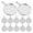 Silver, variant on MRLESS 30pcs Pendant Trays Round Pendant Bezels Setting Cabochon Blank Base for DIY Jewelry Making 25mm