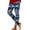 Navy, variant on Arlun Women's Autumn Winter Christmas Printed Leggings High Waist Stretch -Lifting Leggings for Yoga and Daily Wear Slim Fit Soft Comfort Xmas Full Printed Tight Pants Sky Blue XL