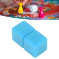 thumbnail image 1 of 6Pcs Blank Dice Set, Right Angle Plastic Hexahedral Cubes Classroom Board Game DIY Math Counting Teaching Party Favor Fun, 1 of 8