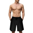 thumbnail image 7 of Mlzmgr Mens Shorts Drawstring Basic Loose Fitted Wide Leg Shorts for Men Casual Everyday Wear Shorts for Men, 7 of 7