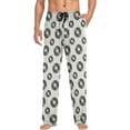 thumbnail image 4 of FREEAMG Vinyl Records Pajama Pants for Men, Men's Separate Bottoms, Comfortable Lounge Pants for Men（439）, 4 of 7