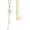 Pearl Gold 2, variant on Trendy Crystal Long Necklace All-Match Style Shining Clothing Sweater Chain