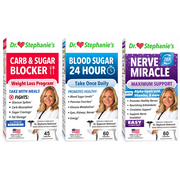 Blood Sugar + Nerve Support Supplement Bundle by Dr. Stephanie's