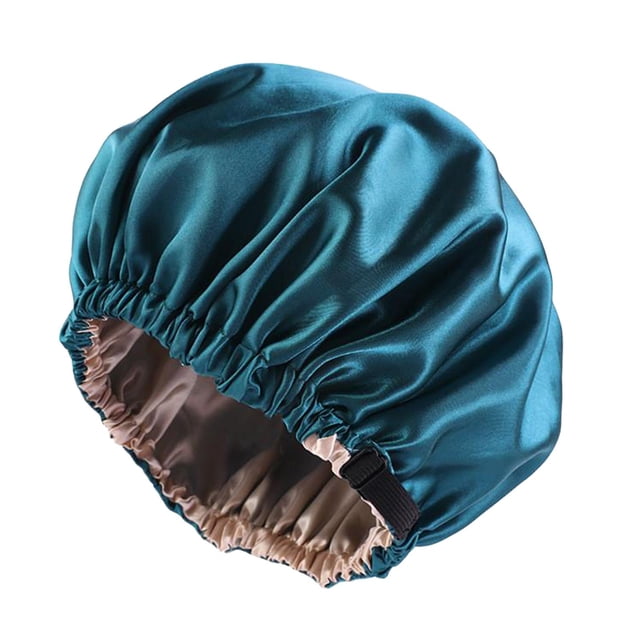 Gorro de dormir Colcomx Gorro de satén para mujer Azul