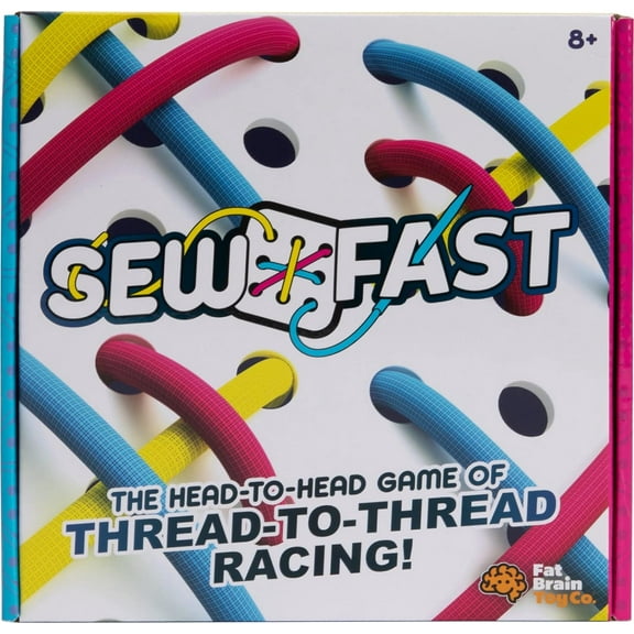 Fat Brain Toys Sew Fast - Fast-Paced Match-The-Picture Brainteaser Game, Ages 8 
