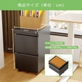 thumbnail image 4 of EDTara File Cabinet, Mobile 2-Drawer Metal Storage With Lock and Wheels, Designed To Fit Under Desk, Keeps Legal/a4/Letter Files Secure In Home Office, 4 of 6