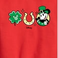 thumbnail image 3 of Disney - Mickey St Patricks Icons - Toddler And Youth Crewneck Fleece Sweatshirt, 3 of 5