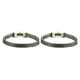 thumbnail image 2 of Brazalete de Doble Capa Qarigey Acero de Titanio 19cm/21cm Joyería para Hombres, 2 of 6