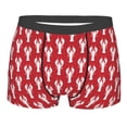 thumbnail image 5 of Uemuo Cartoon Lobster Pattern Men's Boxer Briefs,Trunk Anti-Chafing,Comfortable, Durable, and Stylish Underwear-X-Large, 5 of 9