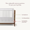 thumbnail image 5 of Little Seeds Laurel 4-in-1 Convertible Baby Crib, White/Acorn, 5 of 17