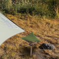thumbnail image 5 of Portable Folding Tripod Camping Stool Waterproof Canvas Outdoor Fishing Slacker Chair Fabric Cover Brown, 5 of 5