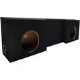 thumbnail image 1 of American Sound Connection Custom Dual 10" Truck Subwoofer Box Sealed Enclosure, 1 of 4