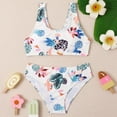 thumbnail image 3 of Xinhuaya Big Girls 2Pcs Swimwear Kids Bikini Beach Sets Child Summer Swimsuits Bathing Suit 8-12 Years, 3 of 7