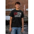thumbnail image 4 of Sincere Heart Sinner Naughty Attitude Men's Big & Tall Crewneck Graphic Tee Brisco Brands 2X, 4 of 5