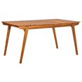 thumbnail image 1 of vidaXL Garden Table 150x90x75 cm Solid Acacia Wood, 1 of 5