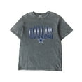 thumbnail image 6 of Women's Gameday Couture Gray Dallas Cowboys Peak Performance Oversized Snow Wash T-Shirt, 6 of 6