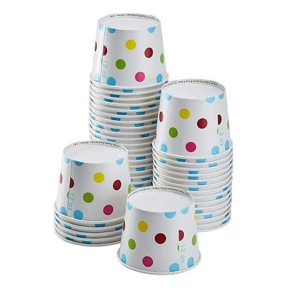 Karat 16oz Food Containers - Dots (112mm) - 1,000 ct