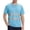 Sky Blue, variant on TOMVIGX Men Reflective Quick Dry T Shirt Night Running Cycling High Visibility Safety Workwear Black L