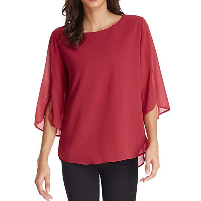 casual blouse tops