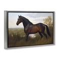 thumbnail image 2 of Stupell Industries Rustic Lodge Stallion in Marshland Gray Floating Frame Canvas Art, 31 x 21, by Creative Studio, 2 of 8