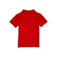 thumbnail image 2 of Real School Toddler Unisex School Uniform Short Sleeve Pique Polo Shirt, 2 of 3