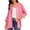 Hot Pink Cardigan, variant on Htigea Lightweight Cardigans for Women Oversized Bohemian Linen Long Shirts Open Front Button Down Blouses Top Beige XL
