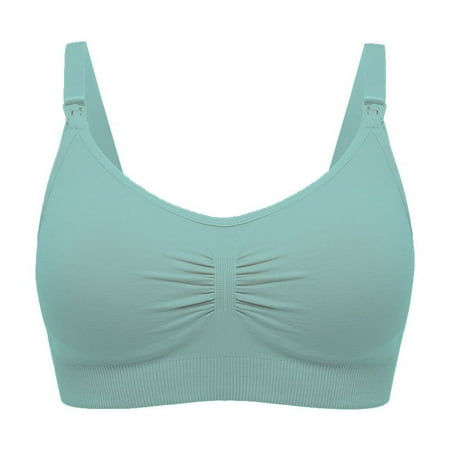 Plus Size Sleeping Nursing Bra Breathable Women Wirefree Breastfeeding Underwear Seamless Maternity Bra for Women Push Up Maternity Bralette