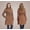 Camel, variant on Wool Blend Coat with Trench Style-Navy-XS