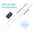 thumbnail image 2 of Tension Curtain Rod Spring Load Adjustable Curtain Pole Heavy-Duty Steel 23"-43", 2 of 17