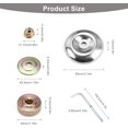 thumbnail image 2 of Brushcutter Spare Parts, 10 Pieces Lawnmower Parts And Accessories, With Push Plate And Protective Cover, Brushcutter Spare Part, For Lawnmower 0Xbit, 2 of 5