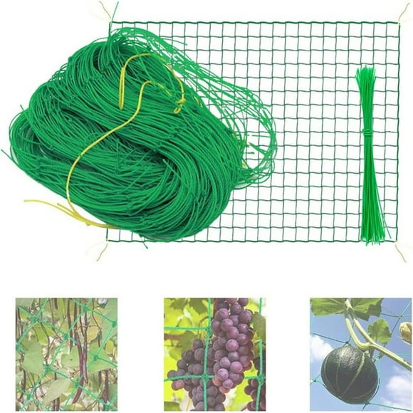 Bgsha Garden Trellis Netting Plant Support Pea Netting For Bean Fruits Climbing Plants