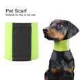 thumbnail image 2 of Collar reflectante para mascotas, bufanda fluorescente para perros y gatos, bandana, carpeta triangular, amarillo, S, 2 of 8