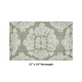 thumbnail image 3 of Better Trends 21" x 34" Bathroom Rugs 100% Cotton Soft Water Absorbent Non Slip Bath Mat Machine Washable Rug (Sage) Medallion Collection, 3 of 6