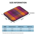 thumbnail image 4 of Bingfone Purple Yellow Buffalo Plaid Laptop Sleeve Case 13 Inch, 360° Protective Computer Carrying Bag, 4 of 9