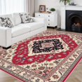thumbnail image 5 of 4'x6' carpet pads non slip persian carpet area rug for hardwood floors colorful area rug thick area rug, 5 of 10