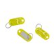 thumbnail image 3 of 50 Unids Etiqueta de Llaves con Tarjetas Blancas de Escritura Tarjetas de Identificación para Equipaje Mascotas - amarillo Sunnimix Etiquetas para llaveros, 3 of 8