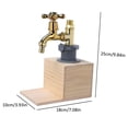 thumbnail image 3 of Hilingoto Clearance Dispenser Faucet Whiskey Dispenser Wood Whiskey for P Wood Liquor Shape Kitchen，Dining & Bar Woodworking Tools, 3 of 5